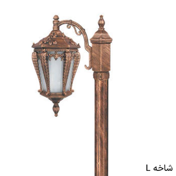 چراغ پارکی تکشاخه پالیز شرکت فام کد 8511D